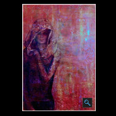 Hoodie, Mixed Medium on Canvas Painting