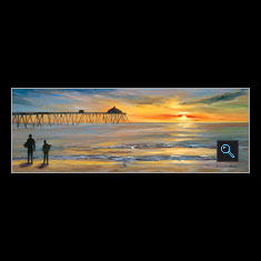 Imperial Beach, Oil on Canvas Painting