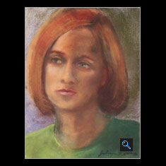 Melissa - Pastel Portrait, Pastel Painting